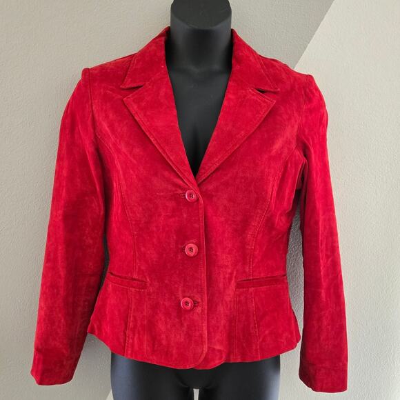 John Paul Richard Uniform Leather suede blazer M - Picture 1 of 4